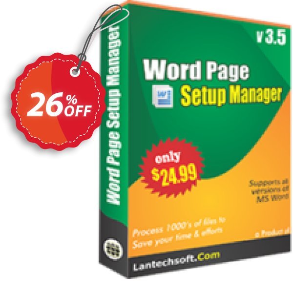 LantechSoft Word Page Setup Manager Coupon, discount Christmas Offer. Promotion: stunning deals code of Word Page Setup Manager 2024