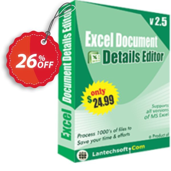 LantechSoft Excel Document Details Editor Coupon, discount Christmas Offer. Promotion: big sales code of Excel Document Details Editor 2024