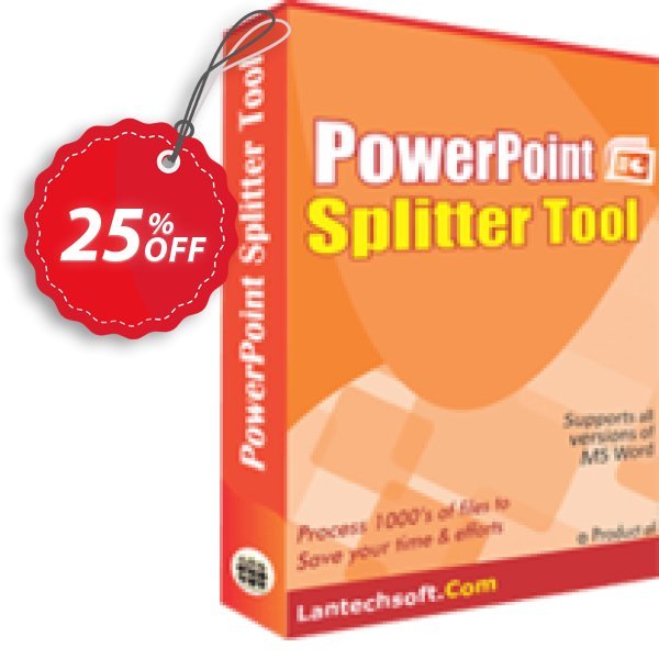 LantechSoft PowerPoint Splitter Tool Coupon, discount Christmas Offer. Promotion: staggering sales code of PowerPoint Splitter Tool 2024