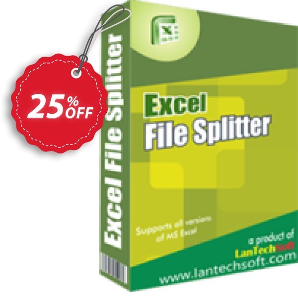 LantechSoft Excel File Splitter Coupon, discount Christmas Offer. Promotion: amazing promo code of Excel File Splitter 2024