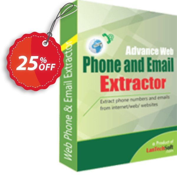 LantechSoft Advance Web Phone and Email Extractor Coupon, discount Christmas Offer. Promotion: awful offer code of Advance Web Phone and Email Extractor 2024