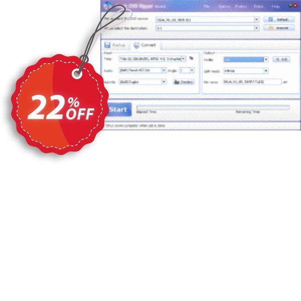 Magic DVD Ripper, Full Plan + 2 Years Upgrades  Coupon, discount Promotion offer for MDR(FL+2). Promotion: formidable promotions code of Magic DVD Ripper (Full License+2 Years Upgrades) 2024