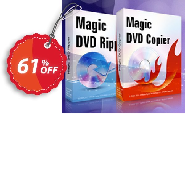 Magic DVD Ripper + Magic DVD Copier Full Plan - Lifetime Upgrades Coupon, discount Promotion offer for MDC+MDR(FL+lifetime). Promotion: awful promotions code of Magic DVD Ripper + DVD Copier (Full License + Lifetime Upgrades) 2024
