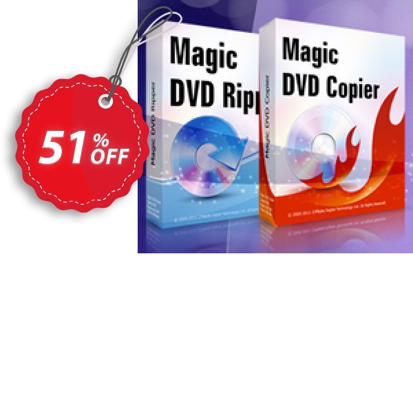 Magic DVD Ripper + Magic DVD Copier - 2 Years Upgrades Coupon, discount Promotion coupon for MDR+MDC(2upgrade). Promotion: big discount code of 2 Years Upgrades for Magic DVD Ripper + Copier 2024