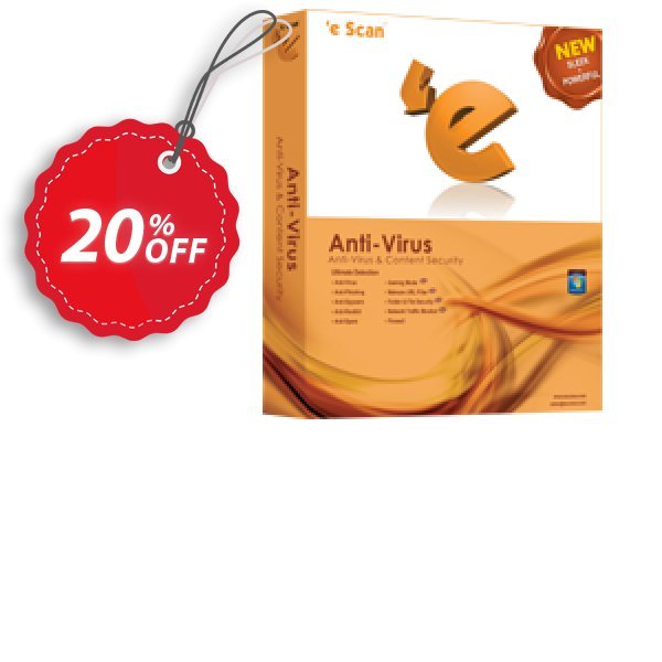 eScan Antivirus, AV Home User Version - Special Offer - 1 User Yearly Coupon, discount eScan Antivirus (AV) Home User Version - Special Offer - 1 User 1 Year hottest sales code 2024. Promotion: hottest sales code of eScan Antivirus (AV) Home User Version - Special Offer - 1 User 1 Year 2024