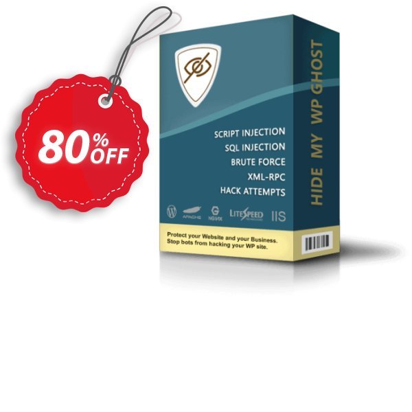 Hide My WP Ghost Coupon, discount 80% OFF Hide My WP Ghost, verified. Promotion: Best sales code of Hide My WP Ghost, tested & approved