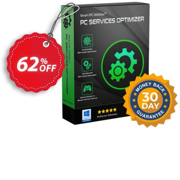 PC Services Optimizer 4 PRO Coupon, discount 35% Off. Promotion: amazing offer code of PC Services Optimizer 3 PRO 2024