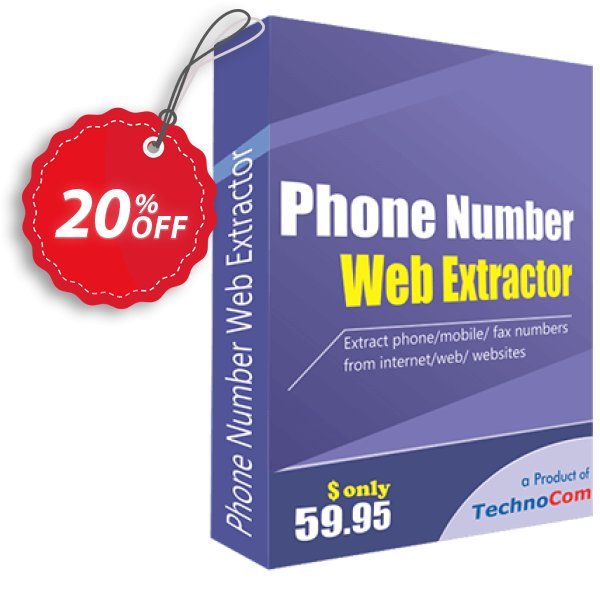 Phone Number Web Extractor Coupon, discount Christmas OFF. Promotion: special promo code of Phone Number Web Extractor 2024