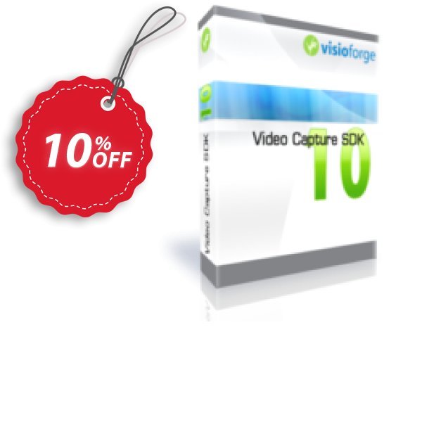 Video Capture SDK Standard - One Developer Coupon, discount 10%. Promotion: super promo code of Video Capture SDK Standard - One Developer 2024