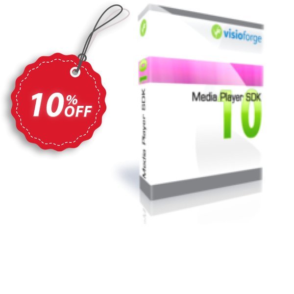 Media Player SDK Standard - One Developer Coupon, discount 10%. Promotion: best discount code of Media Player SDK Standard - One Developer 2024