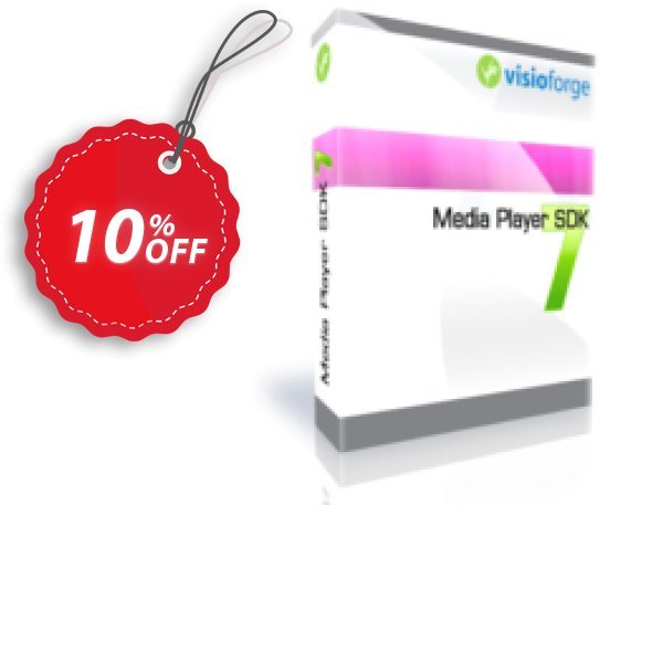 Media Player SDK with Source code - One Developer Coupon, discount 10%. Promotion: staggering discounts code of Media Player SDK with Source code - One Developer 2024