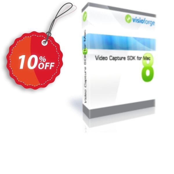 Video Capture SDK for MAC - One Developer Coupon, discount 10%. Promotion: dreaded discounts code of Video Capture SDK for Mac - One Developer 2024