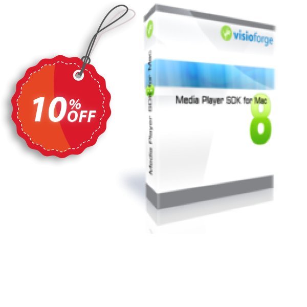 Media Player SDK for MAC - One Developer Coupon, discount 10%. Promotion: exclusive discounts code of Media Player SDK for Mac - One Developer 2024