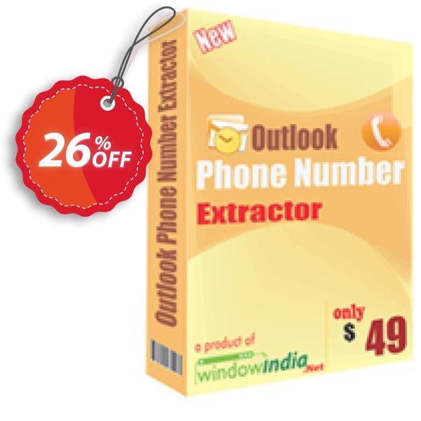 WindowIndia Outlook Phone Number Extractor Coupon, discount Christmas OFF. Promotion: staggering discount code of Outlook Phone Number Extractor 2024