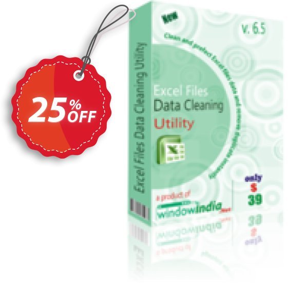 WindowIndia Excel Files Data Cleaning Utility Coupon, discount Christmas OFF. Promotion: staggering discounts code of Excel Files Data Cleaning Utility 2024