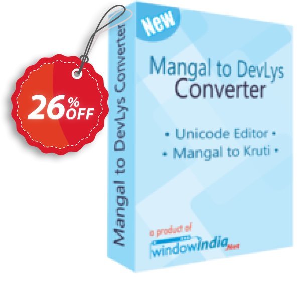 WindowIndia Mangal to DevLys Converter Coupon, discount Christmas OFF. Promotion: awful promo code of Mangal to DevLys Converter 2024