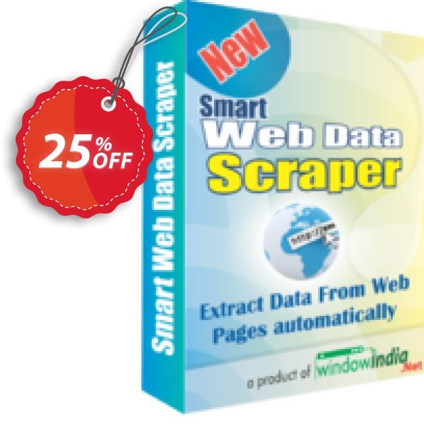 WindowIndia SMART Web Data Scraper Coupon, discount Christmas OFF. Promotion: stirring discounts code of SMART Web Data Scraper 2024