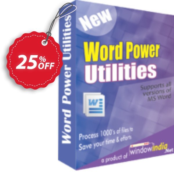 WindowIndia Word Power Utilities Coupon, discount Christmas OFF. Promotion: big offer code of Word Power Utilities 2024