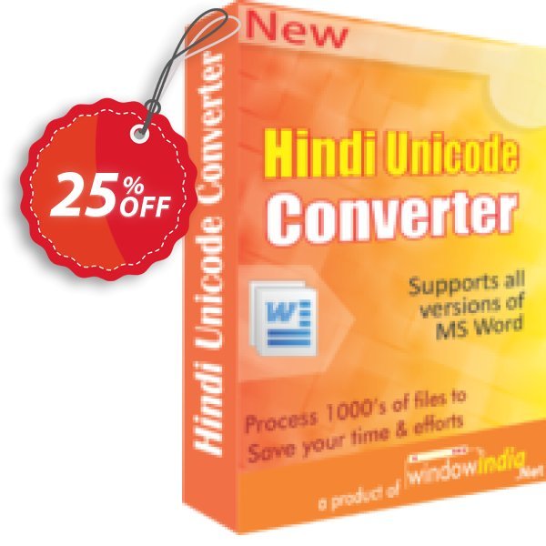 WindowIndia Hindi Unicode Converter Coupon, discount Christmas OFF. Promotion: wondrous promotions code of Hindi Unicode Converter 2024