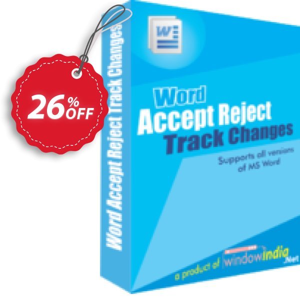 WindowIndia Accept Reject Track Changes Coupon, discount Christmas OFF. Promotion: best discount code of Accept Reject Track Changes 2024