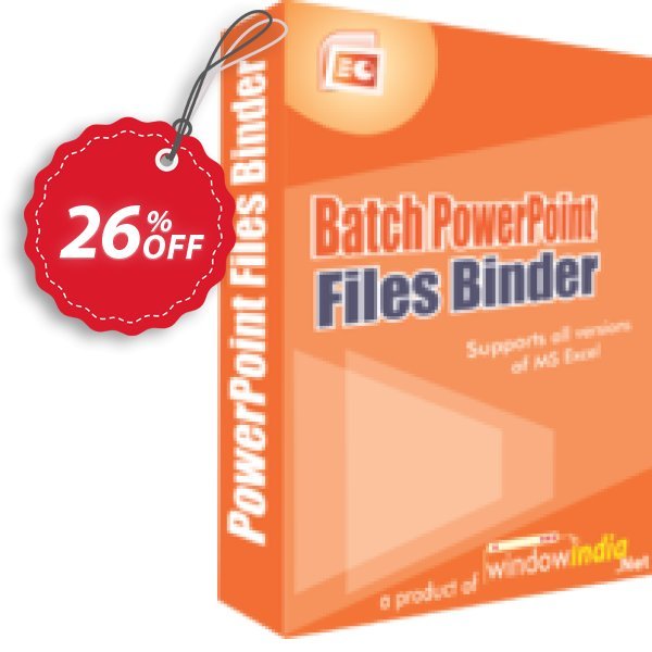 WindowIndia Batch PowerPoint Files Binder Coupon, discount Christmas OFF. Promotion: wonderful promotions code of Batch PowerPoint Files Binder 2024