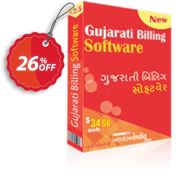 WindowIndia Gujarati Billing Software Coupon, discount Christmas OFF. Promotion: staggering discounts code of Gujarati Billing Software 2024