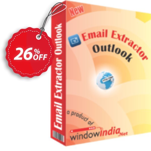 WindowIndia Email Extractor Outlook Coupon, discount Christmas OFF. Promotion: exclusive deals code of Email Extractor Outlook 2024