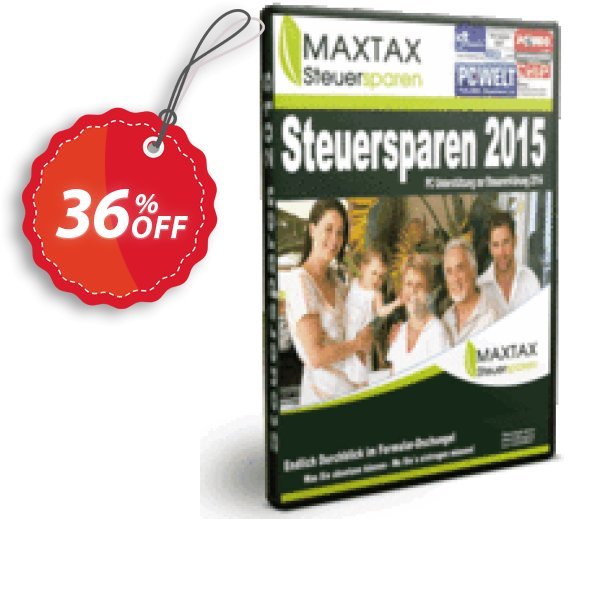 MAXTAX Steuersparen 2015 Standard Coupon, discount NEUKUNDEN-AKTION 2015. Promotion: fearsome sales code of MAXTAX Steuersparen 2015 Standard 2024
