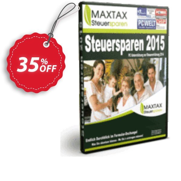 MAXTAX Steuerparen 2015 Deluxe für Selbstständige Coupon, discount NEUKUNDEN-AKTION 2015. Promotion: awesome sales code of MAXTAX Steuerparen 2015 Deluxe für Selbstständige 2024