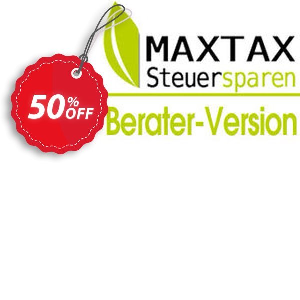 MAXTAX - Beraterversion Nachlizensierung Coupon, discount MAXTAX-Starter Spar-ABO. Promotion: awful sales code of MAXTAX - Beraterversion Nachlizensierung 2024