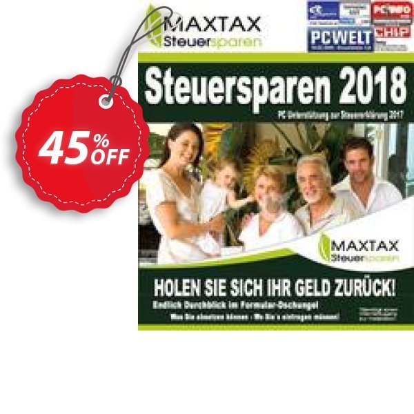 MAXTAX Steuersparen Nachlizensierung/Upgrade Coupon, discount MAXTAX SPAR-ABO. Promotion: excellent discounts code of MAXTAX Steuersparen Nachlizensierung/Upgrade 2024