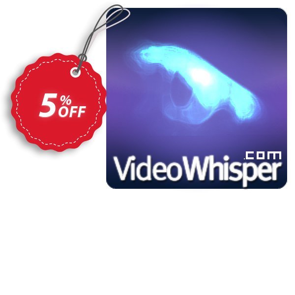 VideoWhisper Whitelabel, Loading Screen + Right Click Link  Coupon, discount Give Me Five 5% Discount. Promotion: imposing deals code of VideoWhisper Whitelabel (Loading Screen + Right Click Link) 2024