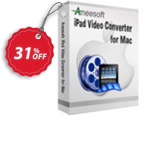 Aneesoft iPad Video Converter for MAC Coupon, discount Aneesoft iPad Video Converter for Mac best promo code 2024. Promotion: best promo code of Aneesoft iPad Video Converter for Mac 2024
