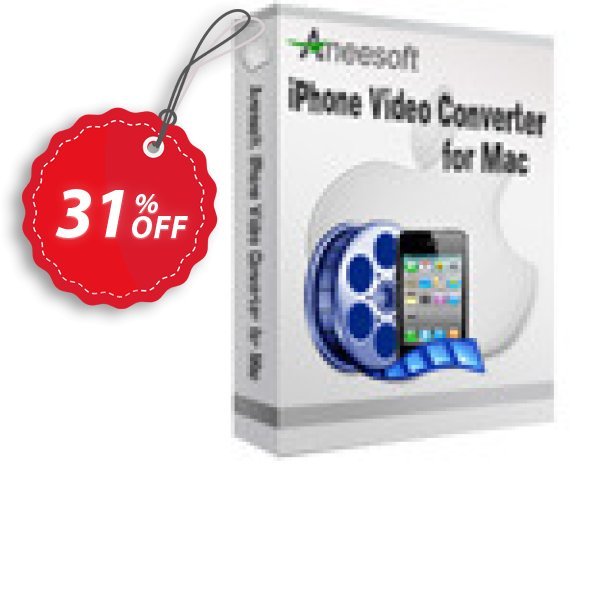 Aneesoft iPhone Video Converter for MAC Coupon, discount Aneesoft iPhone Video Converter for Mac big discounts code 2025. Promotion: big discounts code of Aneesoft iPhone Video Converter for Mac 2024