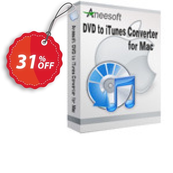 Aneesoft DVD to iTunes Converter for MAC Coupon, discount Aneesoft DVD to iTunes Converter for Mac stunning discounts code 2024. Promotion: stunning discounts code of Aneesoft DVD to iTunes Converter for Mac 2024