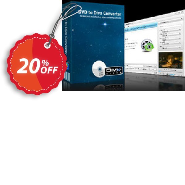 mediAvatar DVD to DivX Converter Coupon, discount mediAvatar DVD to DivX Converter stirring promo code 2024. Promotion: stirring promo code of mediAvatar DVD to DivX Converter 2024