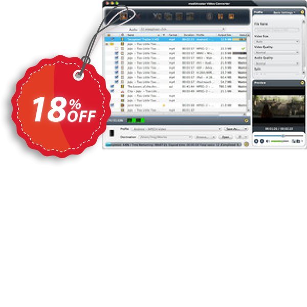 mediAvatar Video Converter Pro for MAC Coupon, discount Video Converter for Mac/PC $10 OFF. Promotion: wonderful deals code of mediAvatar Video Converter Pro for Mac 2024