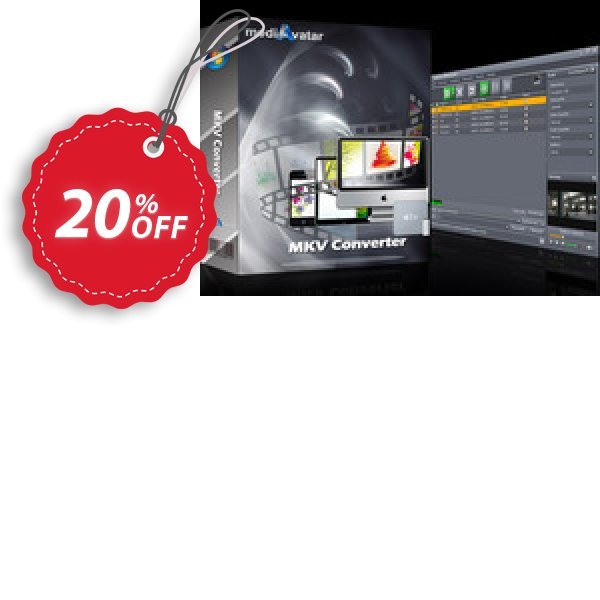 mediAvatar MKV Converter Coupon, discount mediAvatar MKV Converter wondrous promotions code 2025. Promotion: wondrous promotions code of mediAvatar MKV Converter 2024
