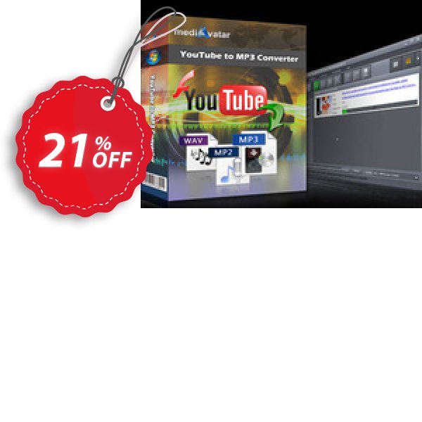 mediAvatar YouTube to MP3 Converter Coupon, discount mediAvatar YouTube to MP3 Converter super offer code 2024. Promotion: super offer code of mediAvatar YouTube to MP3 Converter 2024