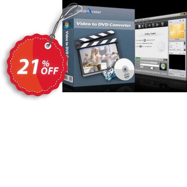 mediAvatar Video to DVD Converter Coupon, discount mediAvatar Video to DVD Converter marvelous promotions code 2024. Promotion: marvelous promotions code of mediAvatar Video to DVD Converter 2024