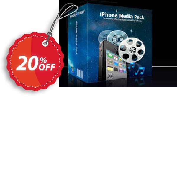 mediAvatar iPhone Media Pack Coupon, discount mediAvatar iPhone Media Pack amazing deals code 2024. Promotion: amazing deals code of mediAvatar iPhone Media Pack 2024