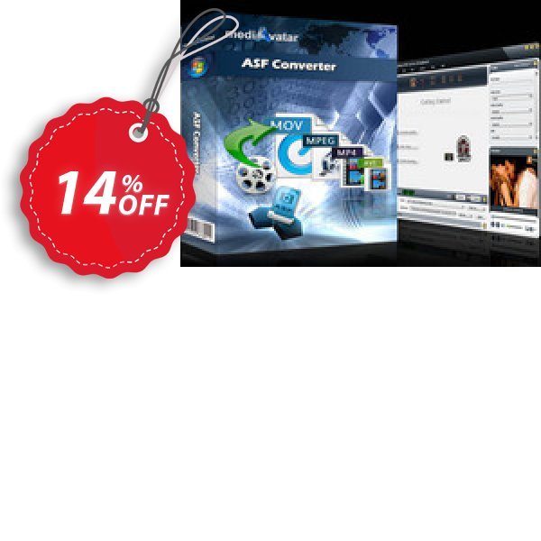 mediAvatar ASF Converter Coupon, discount mediAvatar ASF Converter formidable offer code 2024. Promotion: formidable offer code of mediAvatar ASF Converter 2024