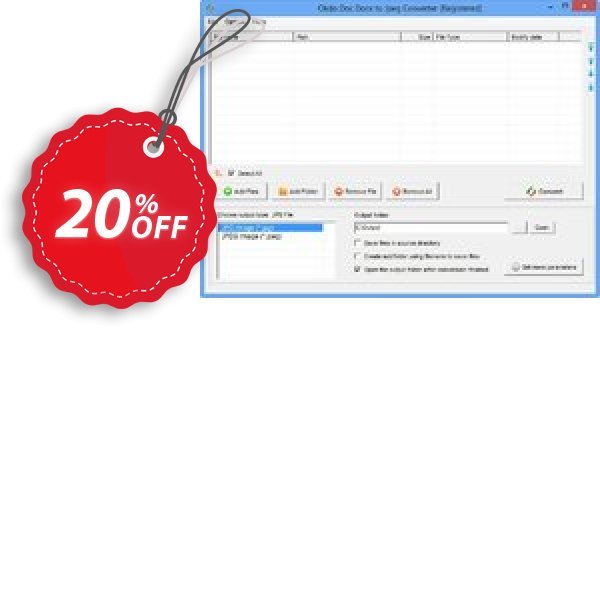 Okdo Doc Docx to Jpeg Converter Make4fun promotion codes