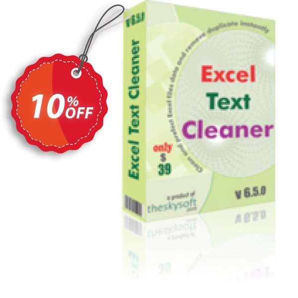 TheSkySoft Excel Text Cleaner Coupon, discount 10%Discount. Promotion: big discounts code of Excel Text Cleaner 2024