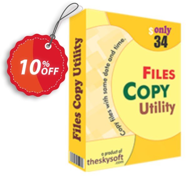 TheSkySoft File Copy Utility Coupon, discount 10%Discount. Promotion: exclusive deals code of File Copy Utility 2024