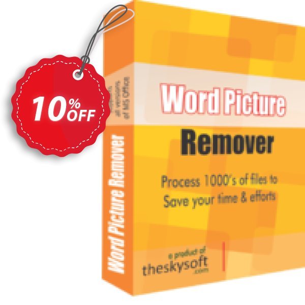 TheSkySoft Word Picture Remover Coupon, discount 10%Discount. Promotion: wondrous deals code of Word Picture Remover 2024