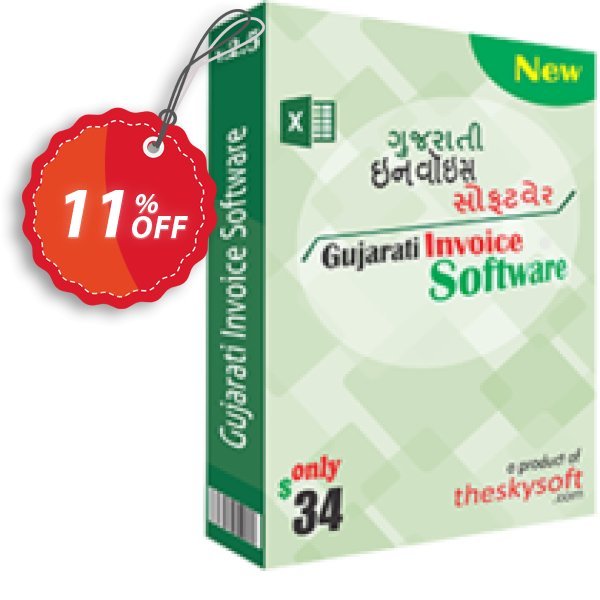 TheSkySoft Gujarati Invoice Software Coupon, discount 10%Discount. Promotion: excellent discounts code of Gujarati Invoice Software 2024