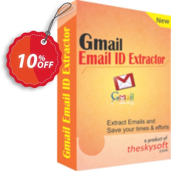 TheSkySoft Gmail Email ID Extractor Coupon, discount 10%Discount. Promotion: hottest sales code of Gmail Email ID Extractor 2024