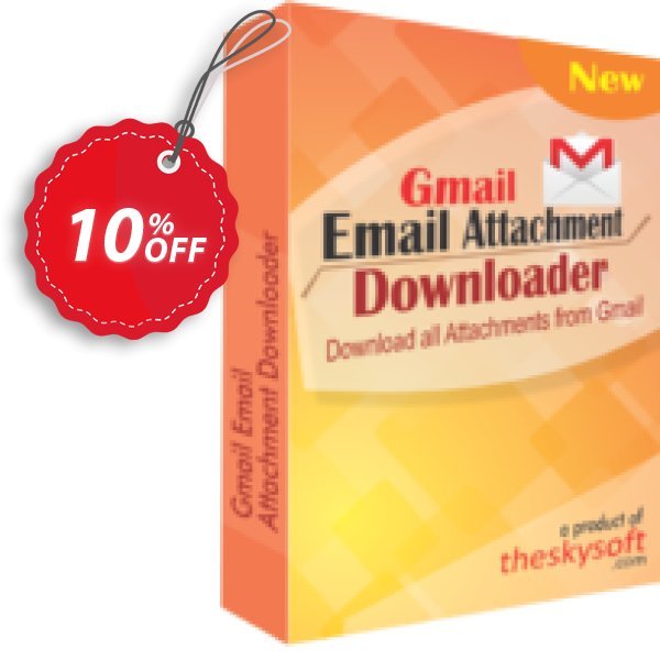 TheSkySoft Gmail Email Attachment Downloader Coupon, discount 10%Discount. Promotion: marvelous deals code of Gmail Email Attachment Downloader 2024