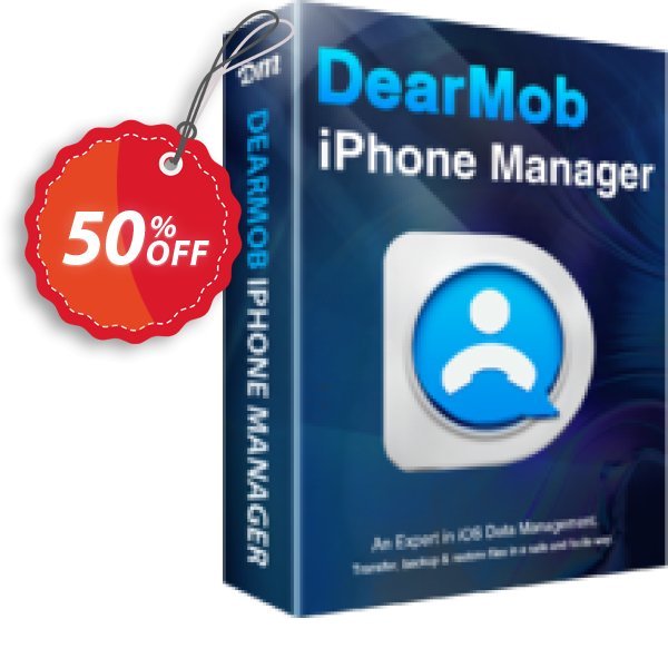 DearMob iPhone Manager Coupon, discount DEARMOB-AFF-SPECIAL. Promotion: fearsome discount code of DearMob iPhone Manager - 1 Year 1PC 2024